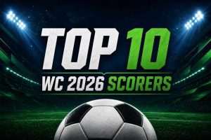 Top 10 highest goal scorers in FIFA World Cup 2026 list graphic